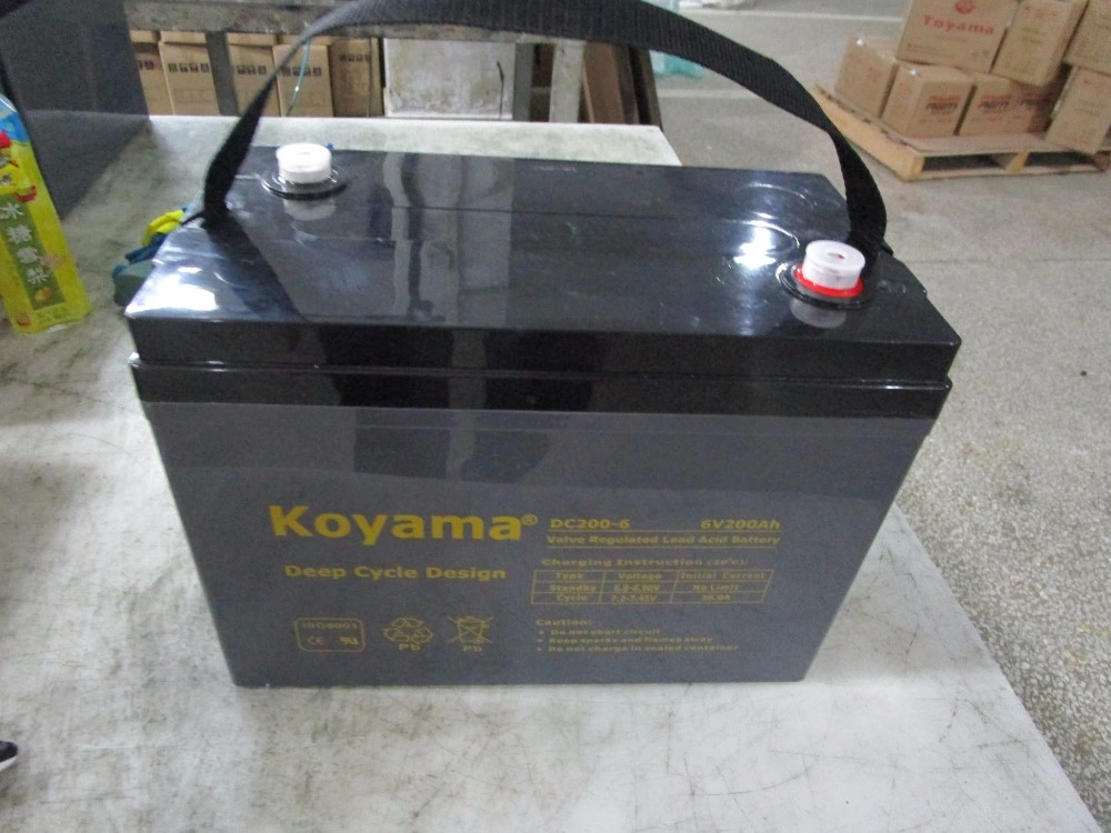 6V330ah Golf Buggies Battery High Temperature Trojan Quality Deep Cycle AGM/Gel Battery