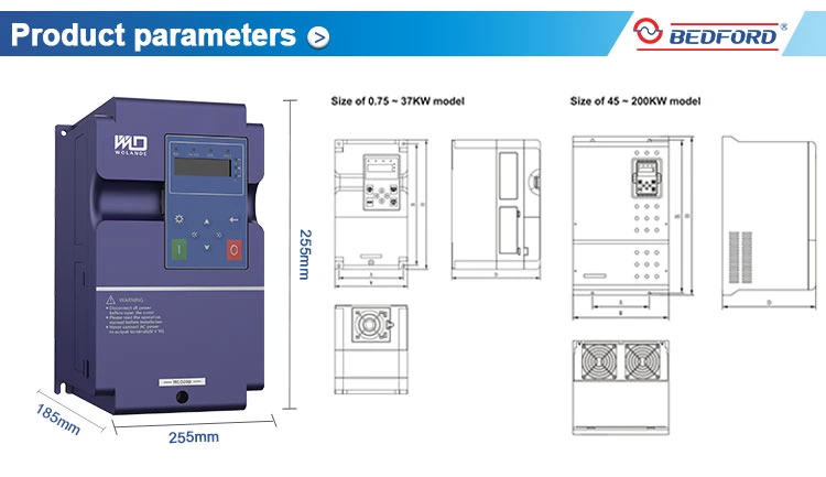 2022 New Styel Wld280 off-Grid Solar Inverter for Irrigation Pump